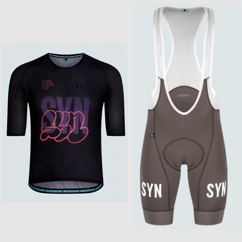 Cycling Bib Shorts - メンズ トレーニング デザイン ラボ ジップレス ジャージ