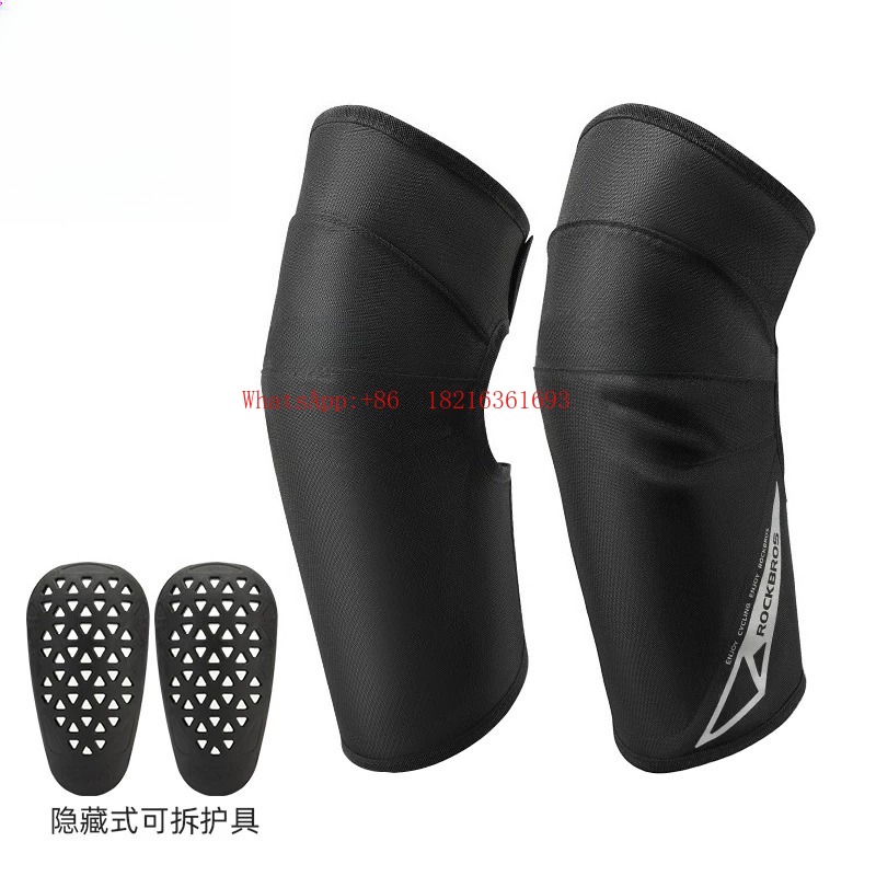 Cycling Gear Padding - 秋と冬のオートバイ用膝パッド、防風・落下防止サイクリングレッグパッド、ユニセックスナイトサーマルプロテクティブギア