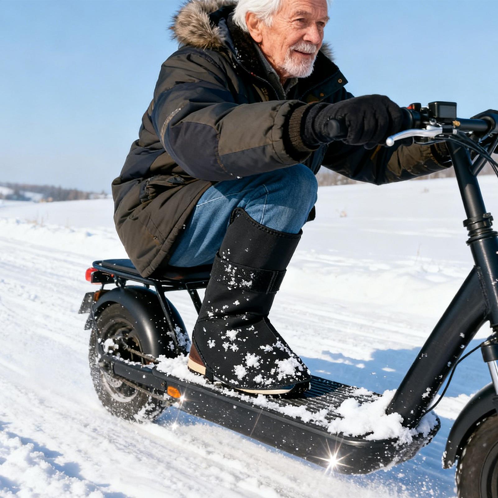 Cycling Gear Women - サイクリングシューズカバー 防水 暖かいフットギア シューズカバー 雪用 冬用