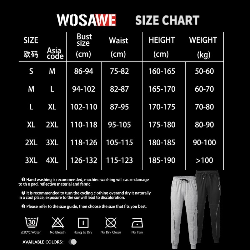 WOSAWE 冬用バイクパンツ メンズ サーマルフリース 膝 - Cycling Gear Padding のレビューと価格