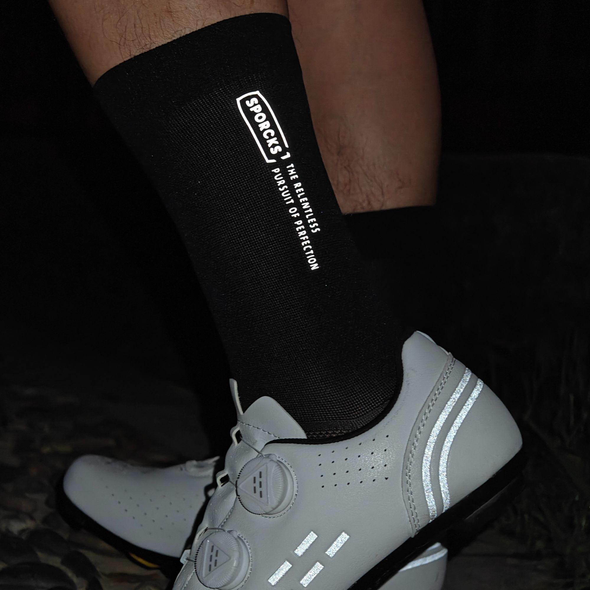 Sporcks カラフルな高反射サイクリングソックス自転車ロ - Cycling Gear Women のレビューと価格