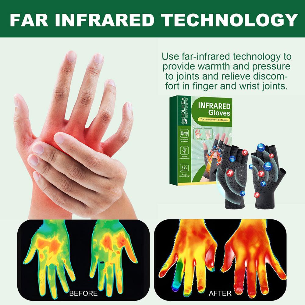 圧縮関節炎手袋手首サポート療法関節リストバンド手袋圧縮リリー - Cycling Glove のレビューと価格