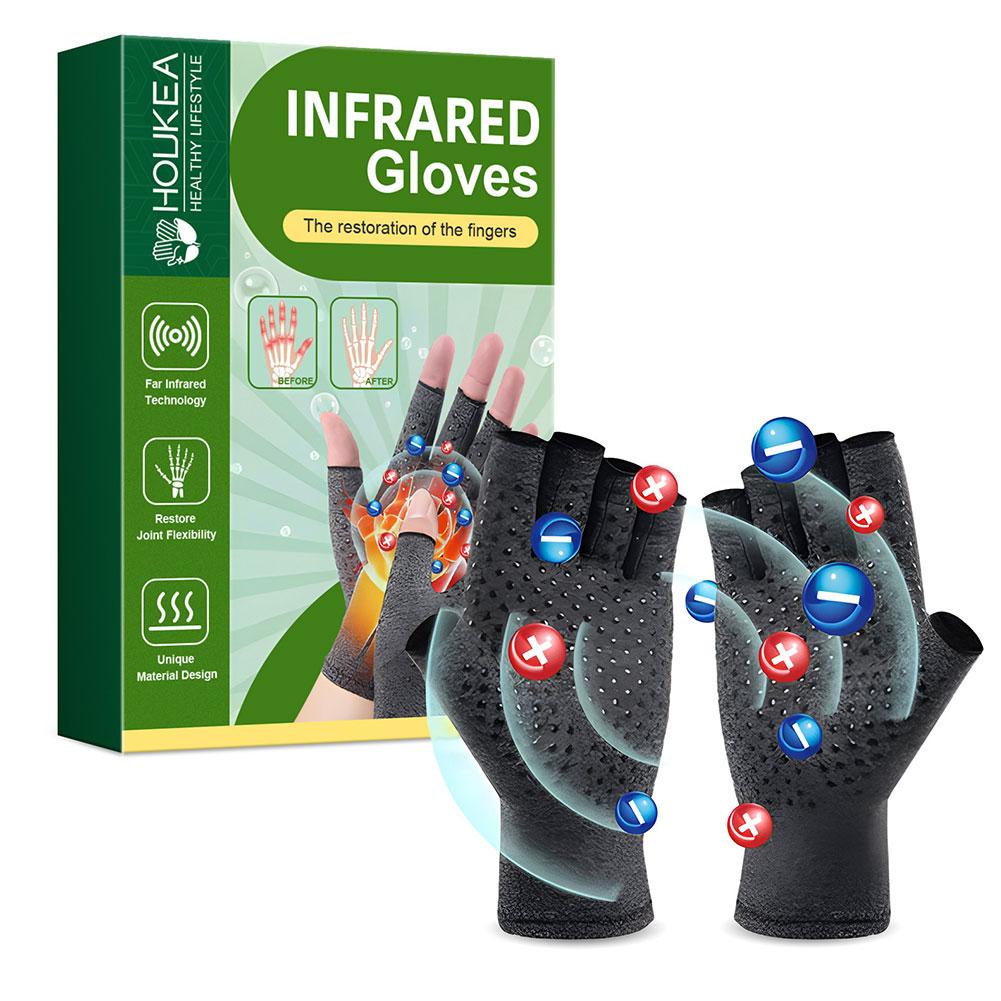 圧縮関節炎手袋手首サポート療法関節リストバンド手袋圧縮リリー - Cycling Glove のレビューと価格
