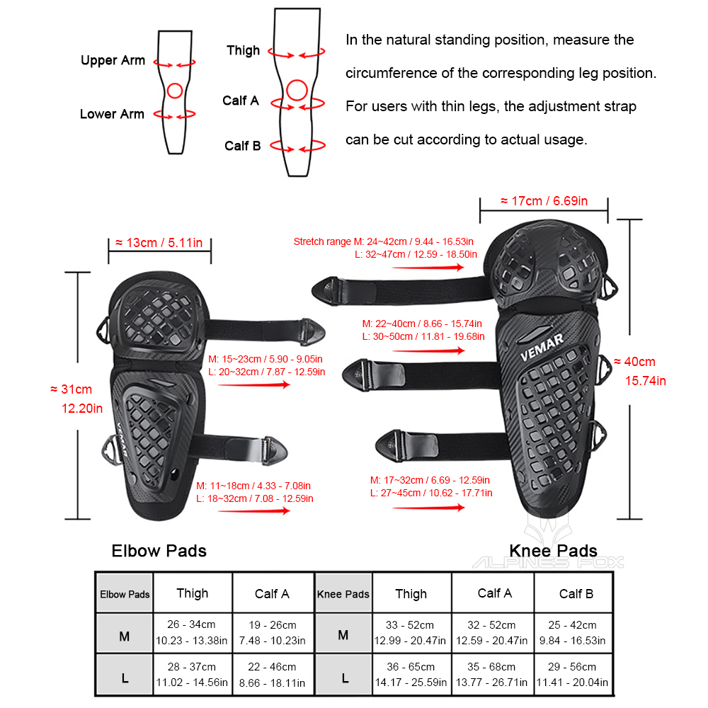 VEMAR オートバイ乗馬保護具膝肘パッド通気性軽量膝パッド - Cycling Gear Padding のレビューと価格