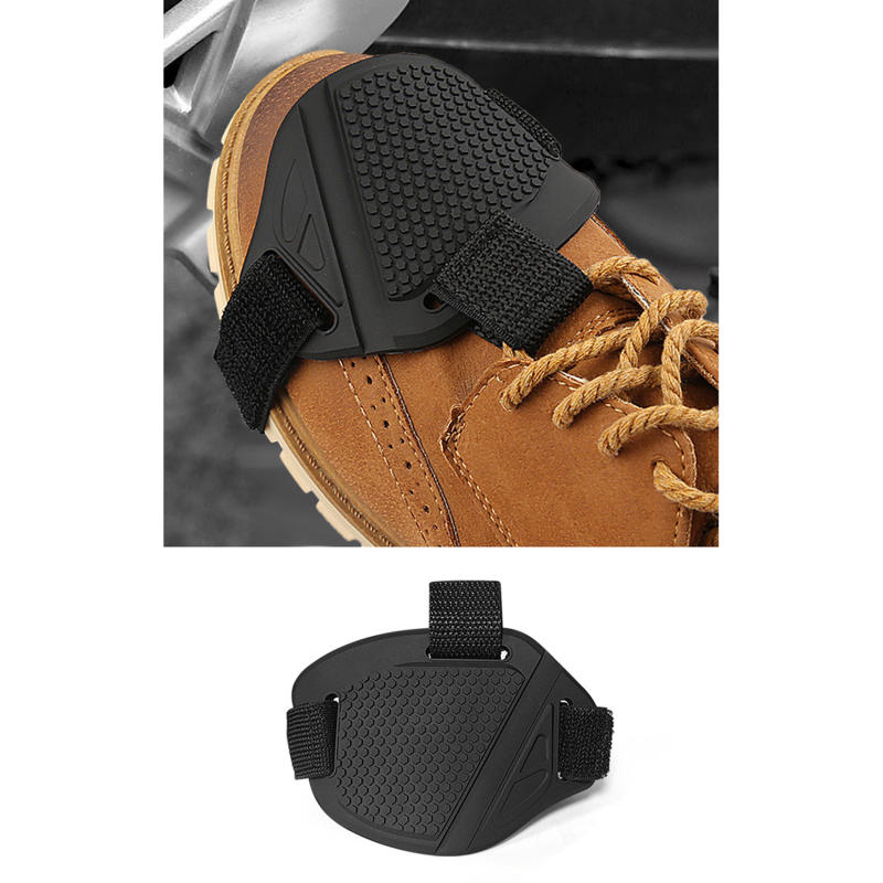 1/2 個ゴム製オートバイ靴保護具シフターパッドバイク乗馬サ - Cycling Gear Padding のレビューと価格