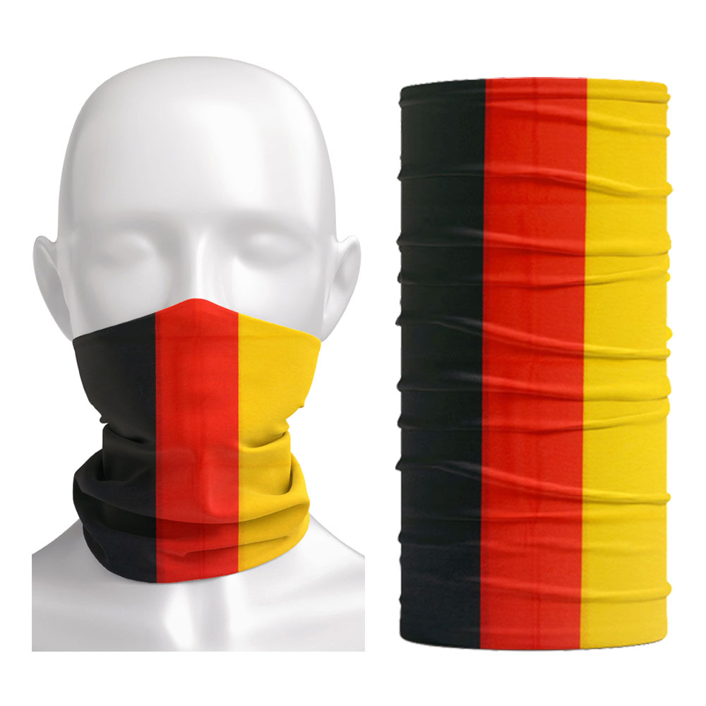 ドイツ国旗バンダナネックゲイター国家ドイツ国旗男性女性ハイキ - Cycling Gear Germany のレビューと価格
