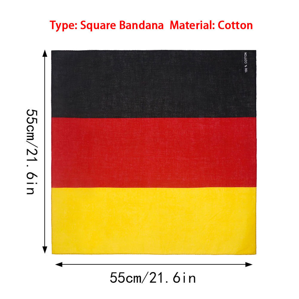 ドイツ国旗バンダナネックゲイター国家ドイツ国旗男性女性ハイキ - Cycling Gear Germany のレビューと価格