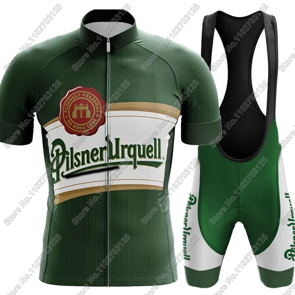 2025 ドリンクビールサイクリングジャージセット夏チェコ長 - Cycling Bib Shorts のレビューと価格