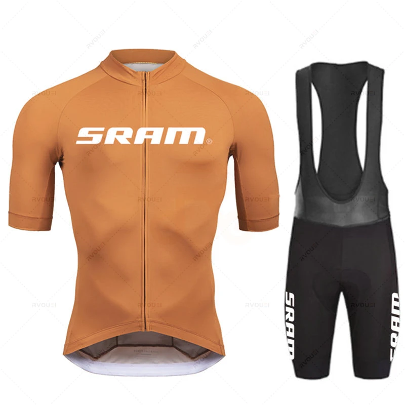 2024 Sram プロサイクリングジャージセット男性ビブシ - Cycling Bib Shorts のレビューと価格