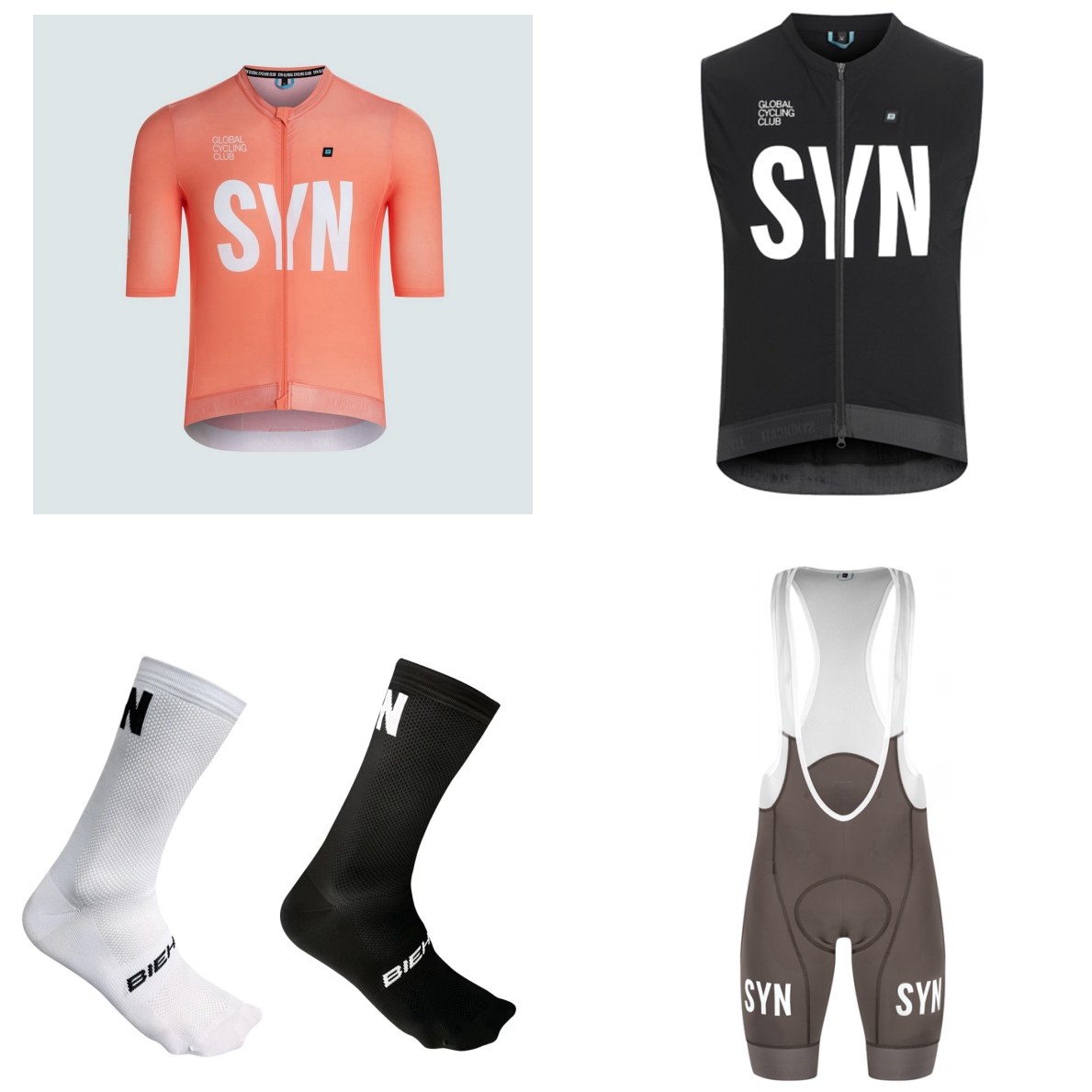 夏用半袖自転車スーツ 2026 ブラックブルー SYN 便利 - Cycling Bib Shorts のレビューと価格