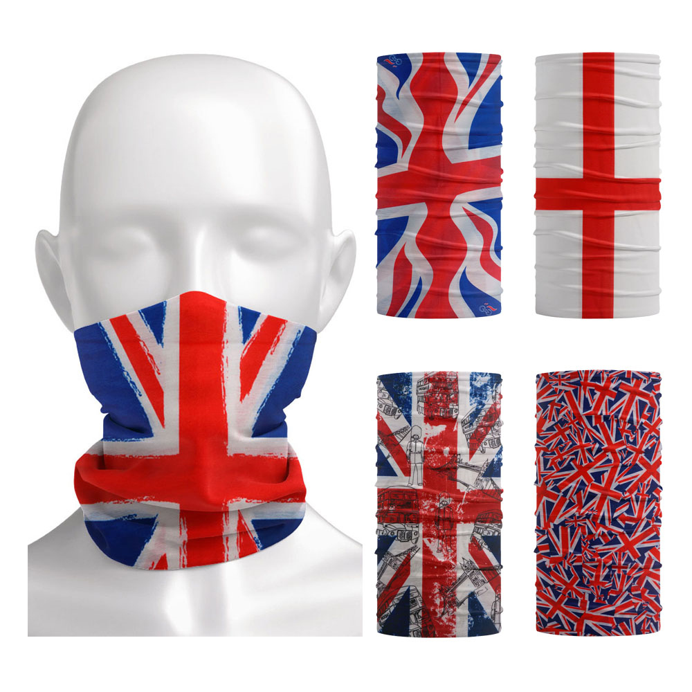 英国ユニオンジャックネックチューブバンダナ イギリス ヘッド - Mens Cycling Gear Uk のレビューと価格