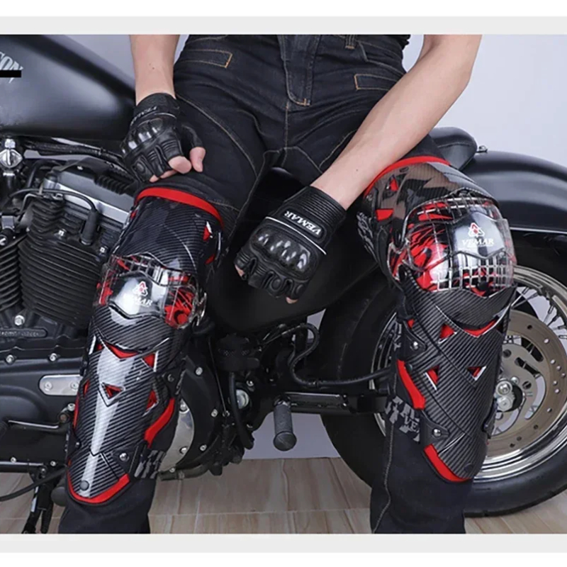 モトクロス屋外レーシング膝パッドオートバイレッグガードプロテ - Cycling Gear Padding のレビューと価格